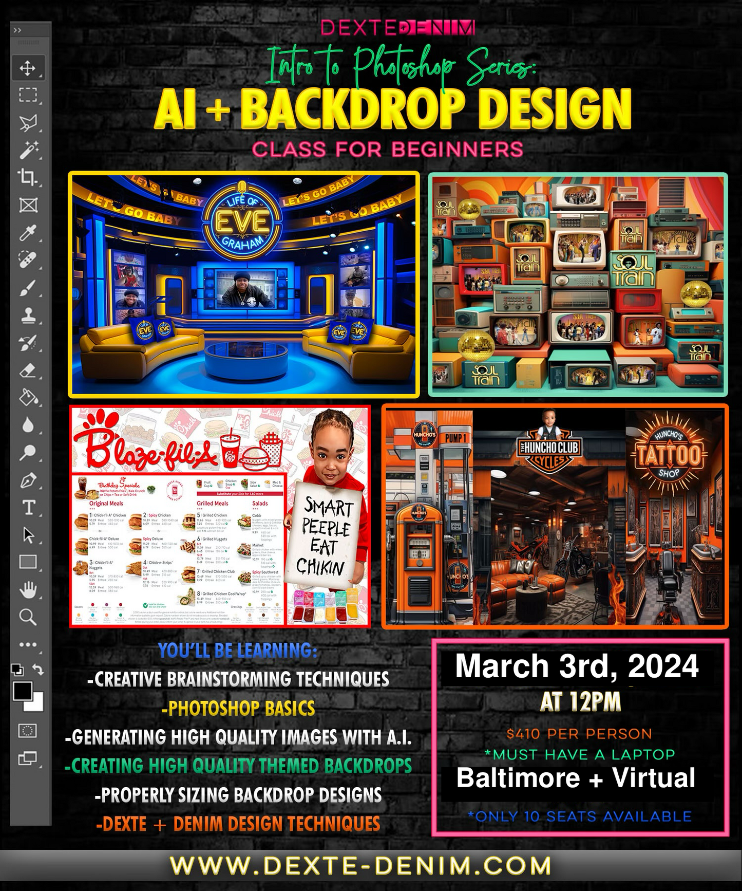 AI + Backdrop Design Class