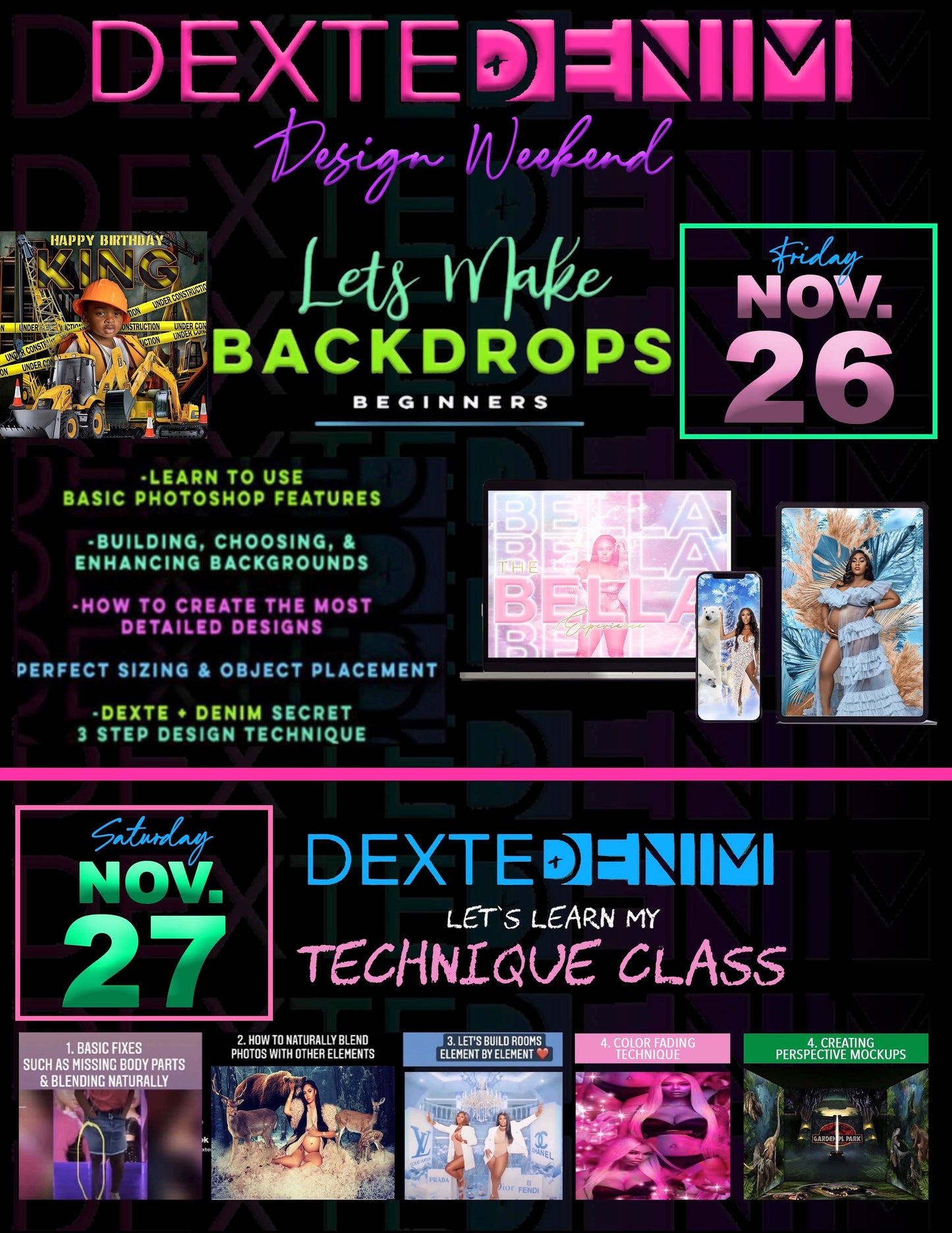 NYC DESIGN WEEKEND- NOV 26-27