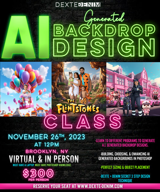 Nov 26th - NYC AI BACKDROPS!