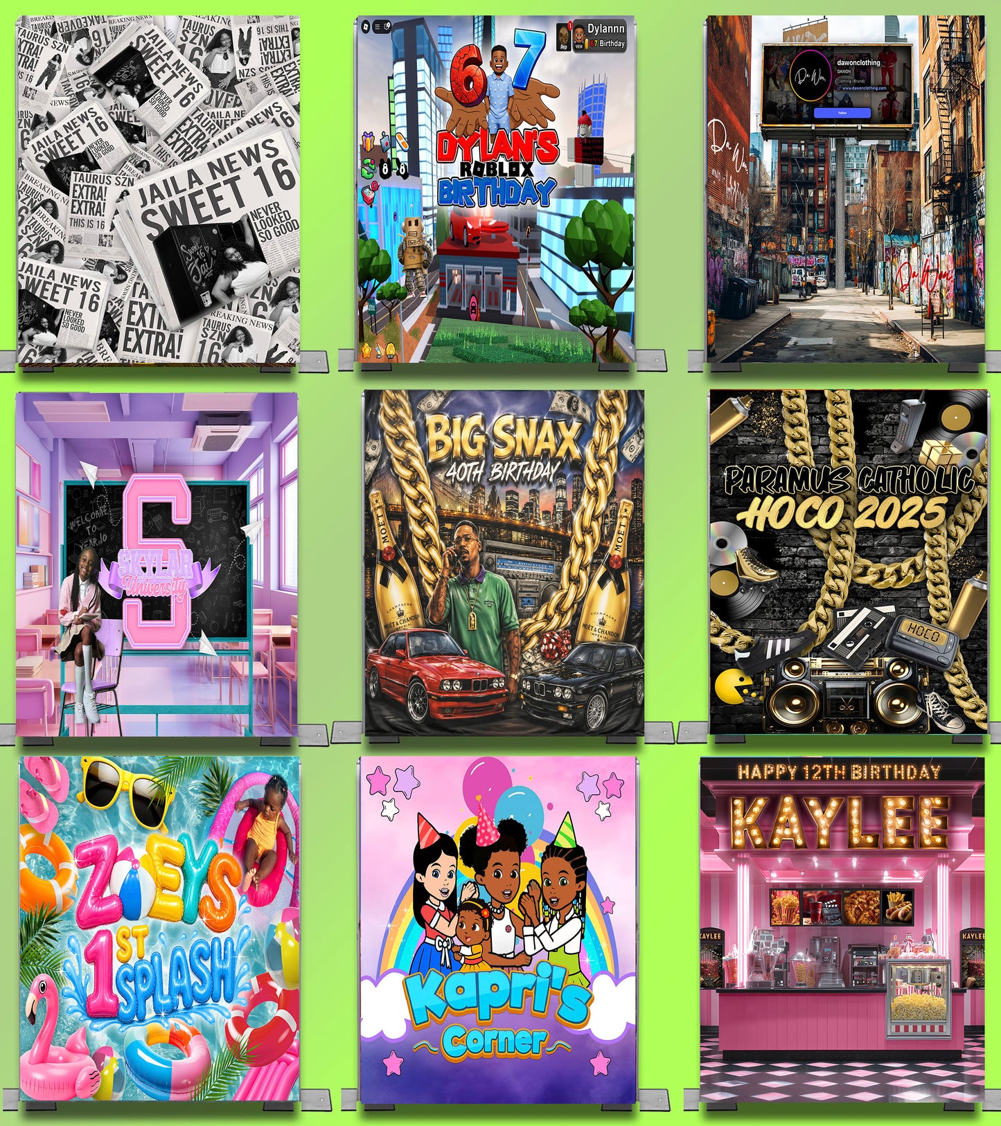 $100 Backdrop Sale
