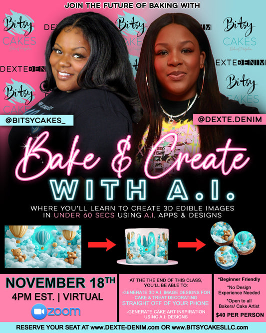 Bake & Create w/ Bitsy Cakes + DEXTEDENIM