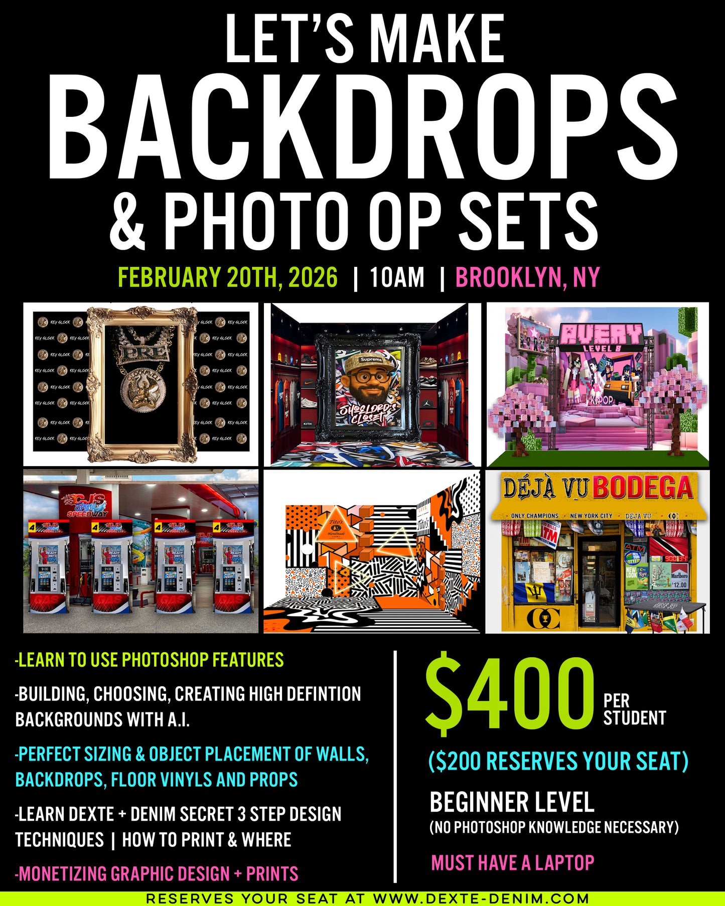 February 20th- LETS MAKE BACKDROPS