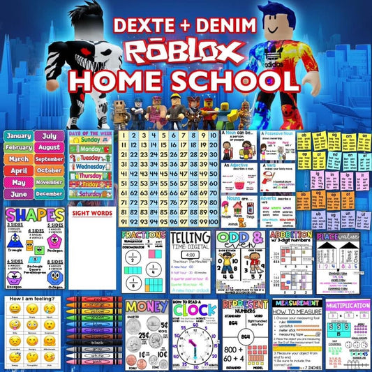 HOME SCHOOL LEARNING CHART