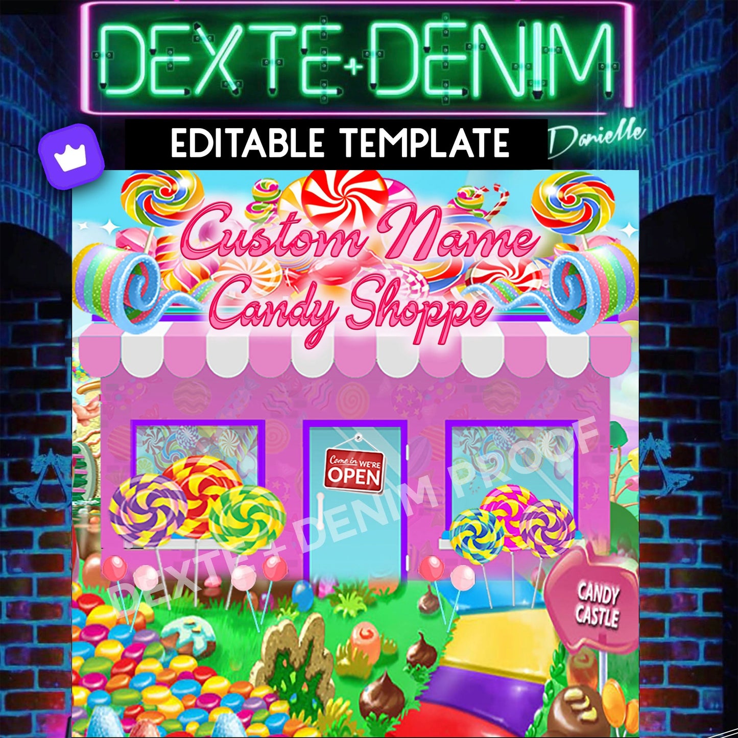 Candy Shop DIGITAL FILE