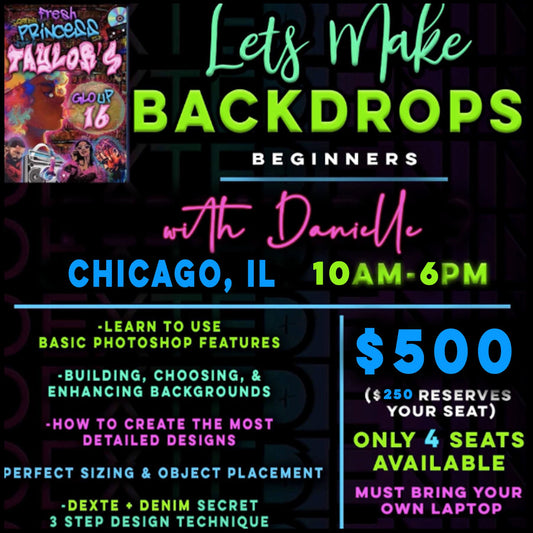CHICAGO December 20th- LETS MAKE BACKDROPS