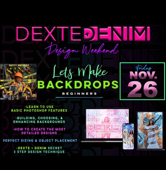 NYC Nov 26 Let’s Make Backdrops
