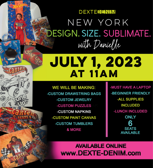New York- Design & Sublimate Class