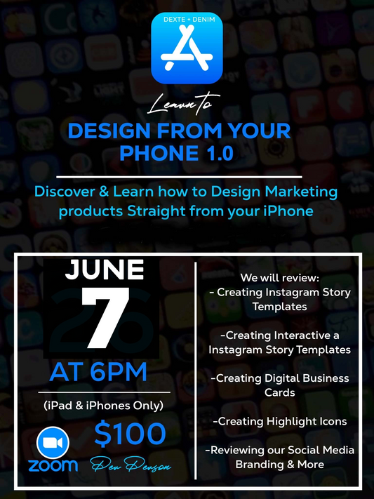 Let’s Design from your Phone 1.0
